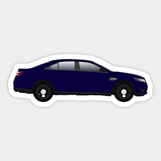 Blue Taurus Sticker